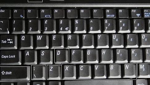 Her ser du tydelig hvordan Dell har forandret på tastaturet. Det skaper trøbbel for touch-vanedyrene der ute.