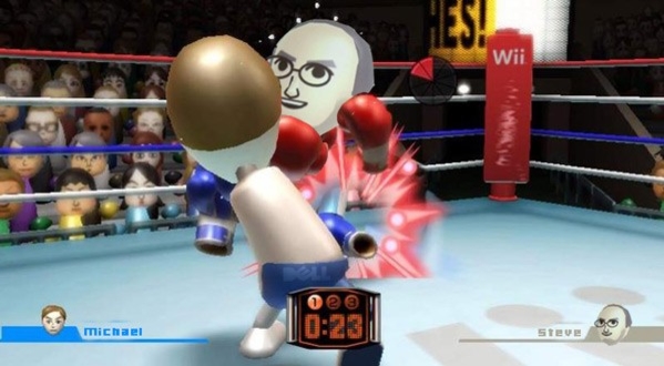 Micael Dell vs. Steve Jobs - her i Wii Sports-utgaven. Lett match for Dell?