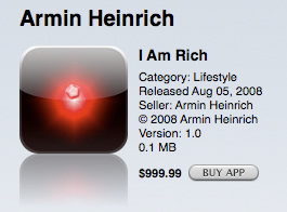 Du blir fattig - og utvikleren Armin Heinrich blir rik - dersom du trykker på denne.