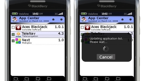 Også Blackberry begynner å bli mistenkelig lik iPhone. Nå også med egen applikasjonsbutikk.