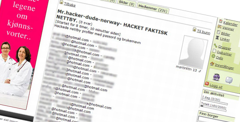 Flere nettby-brukere ble hacket klokka to i natt.