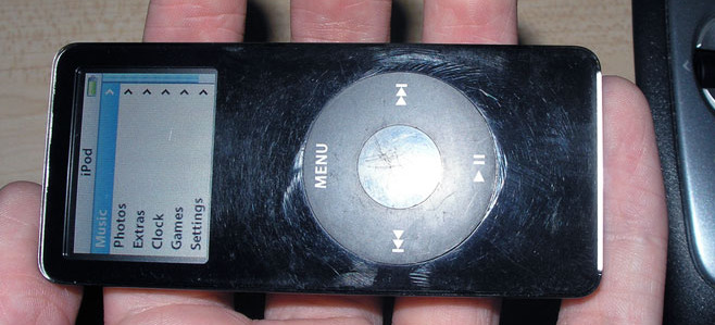 Slik så en brukers iPod Nano ut etter "vanlig bruk".
