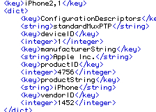 Dette er koden i Apples Firmware som peker til en ny iPhone.