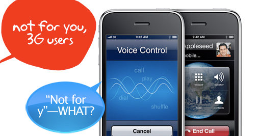Burde Apple gitt voice control og videoopptak gratis til første og andre generasjon iPhone?