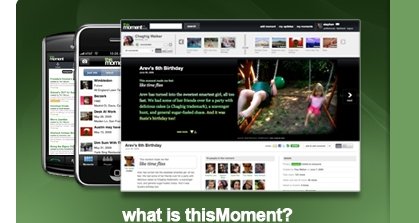 thisMoment.com fungerer både på mobil og PC.