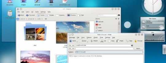 Den siste versjonen av KDE inneholder «Social Desktop».
