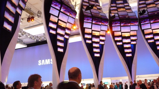 Samsung hadde leid en hel hall for seg selv. Og ikke spart å noe.