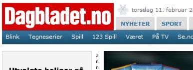 Dagbladet.no gikk ned på grunn av kunstig trafikk  fra Tyrkia i går.