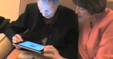Virginia Campbell er 99 år. Hennes første møte med en datamaskin av noe slag ble en iPad.