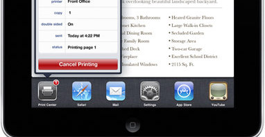 iOs 4.2 gir iPad støtte for trådløs printing, multitasking og app-mapper.