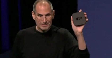 Steve Jobs med Apple TV.