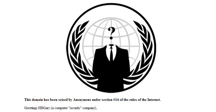 Dette budskapet la Anonymous igjen etter å ha hacket både selskapet og privatetterforskeren som selv hevder de er i hælene på nettaktivistene.