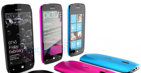 Dette er et offisielt konseptbilde fra Nokia og Windows Phone 7.