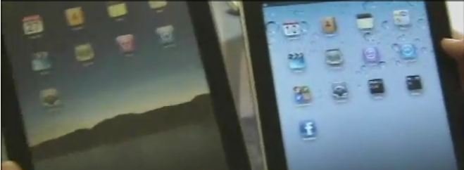 Den ekte iPaden og kopien ved siden av hverandre. Ser du hvilken som er ekte?