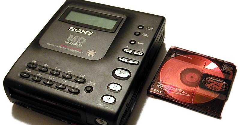 MiniDisc - ett av de mange formatene som Sony satset alt på - og tapte med.