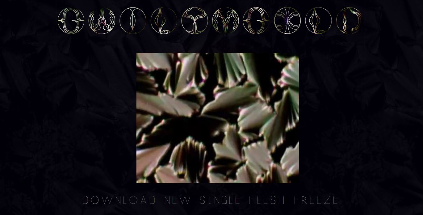 Slik ser grafikken til singelen «Flesh Freeze» ut, via Bronze-appen.