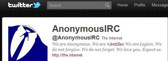 På denne Twitter-kontoen ligger det informasjon om Anonymous siste hack.