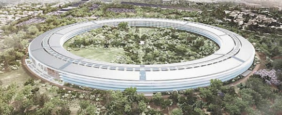 Apples kommende hovedkvarter ligner på en UFO fra populærkulturen.