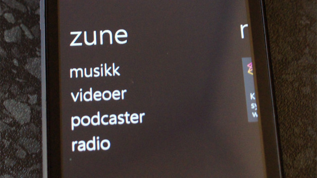 Musikk kan ikke kjøpes via Zune, men Microsoft fokuserer stort på streaming gjennom Wimp og Spotify.