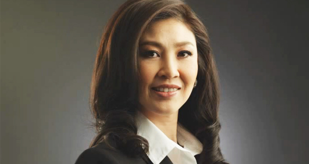 Statsminister Yingluck Shinawatra opplevde søndag å få Twitter-kontoen sin hacket.