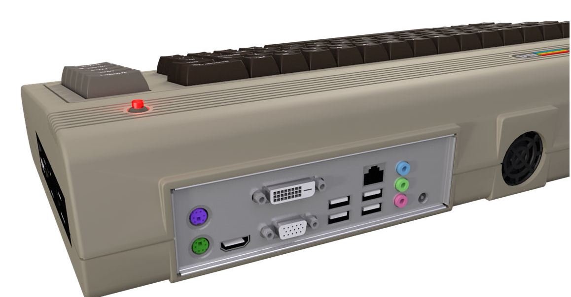 Den nye C64 er utstyrt med alt en moderne PC-bruker kan ønske seg.