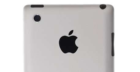 Konseptillustrasjon. iPhone 5 med flat aluminumbakside som iPad 2.