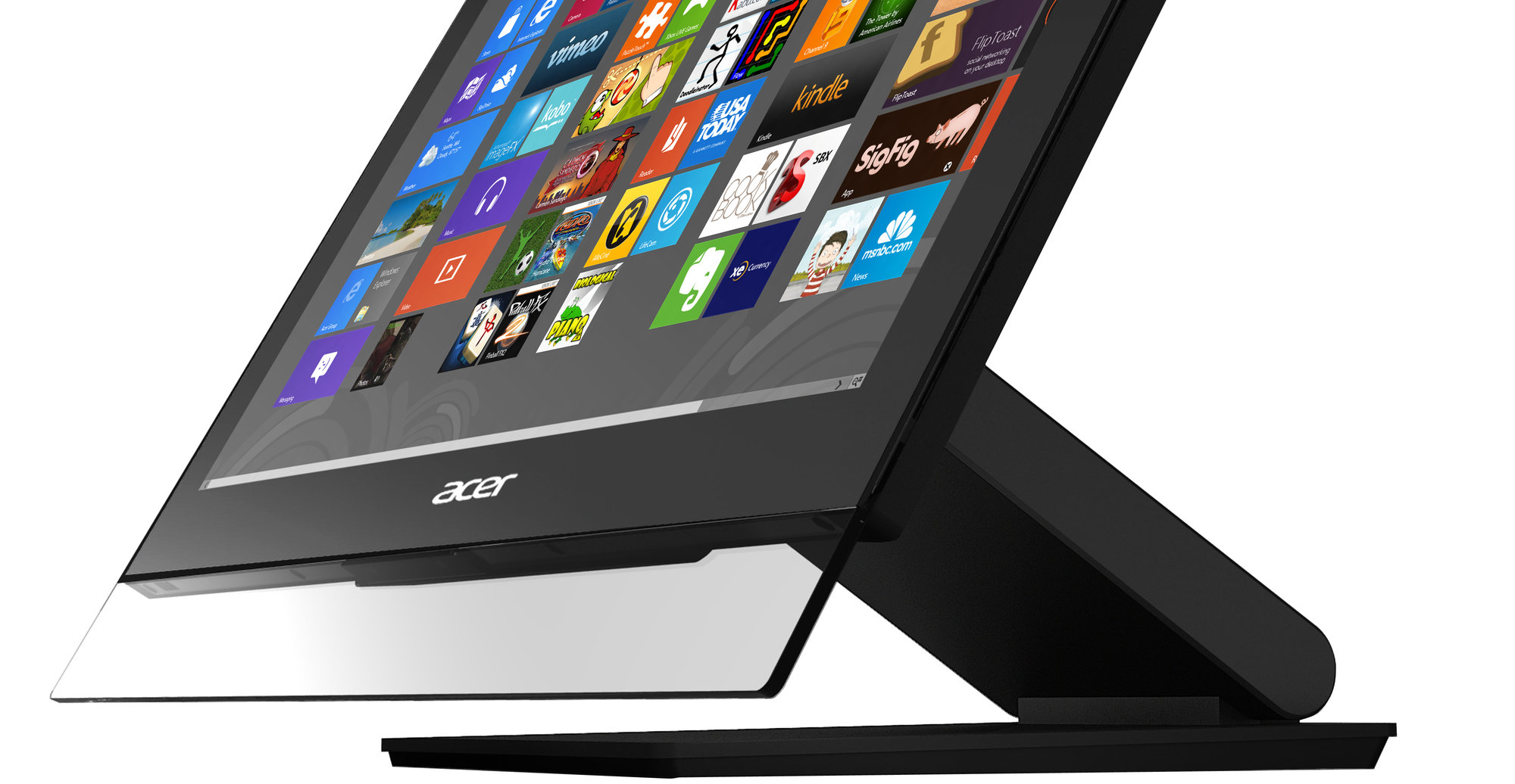 Dette er Acers alt-i-ett-maskin Aspire 7600U med Windows 8.