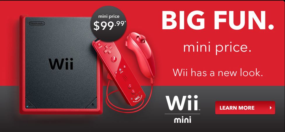 Denne annonsen er å finne på Nintendos kanadiske nettsted.