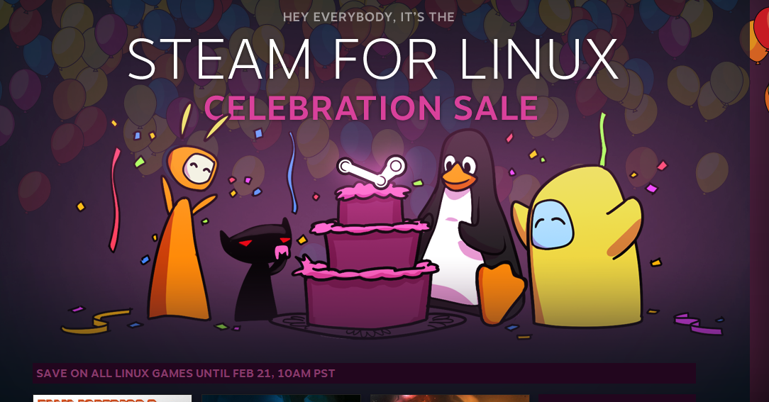 Steam er lansert i Ubuntus programvare-butikk.